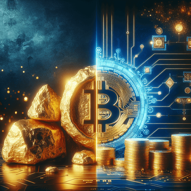 通过货币供应指标比较黄金与比特币