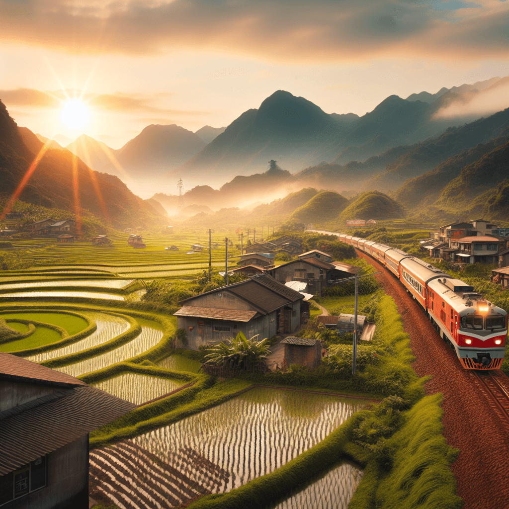 南山人寿的社区关怀列车抵达苗栗泰安乡