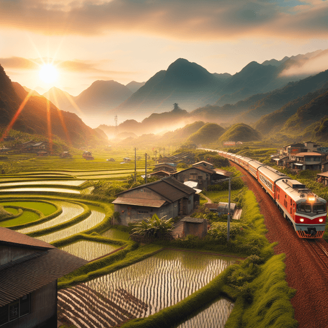 南山人寿的社区关怀列车抵达苗栗泰安乡