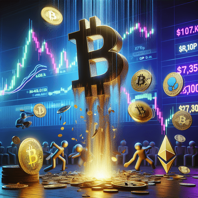 比特币跌破十万七千美元，市场犹豫中XRP和ADA周损失