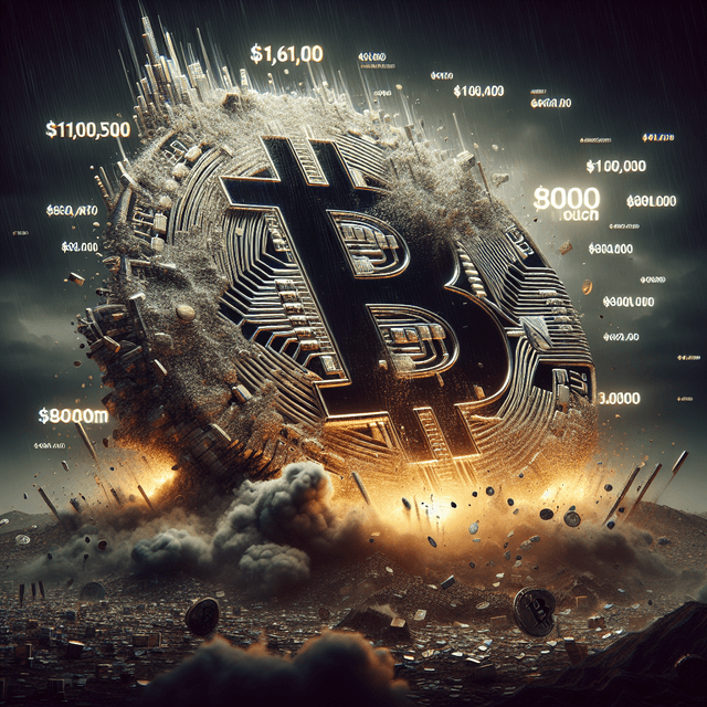 比特币跌破 106,000 美元，看涨押注造成 8 亿美元加密货币损失