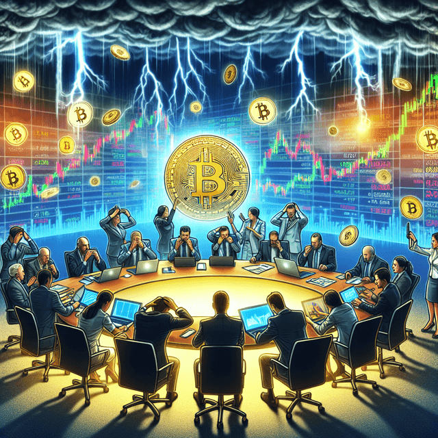 比特币库藏公司面临市场挑战时大幅价值下降的困境