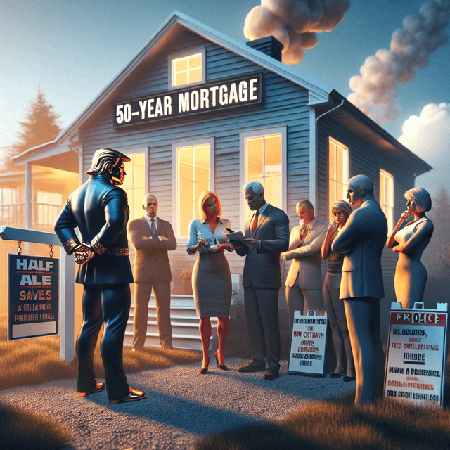 特朗普总统提出的50年期房贷引发有关住房负担能力的辩论