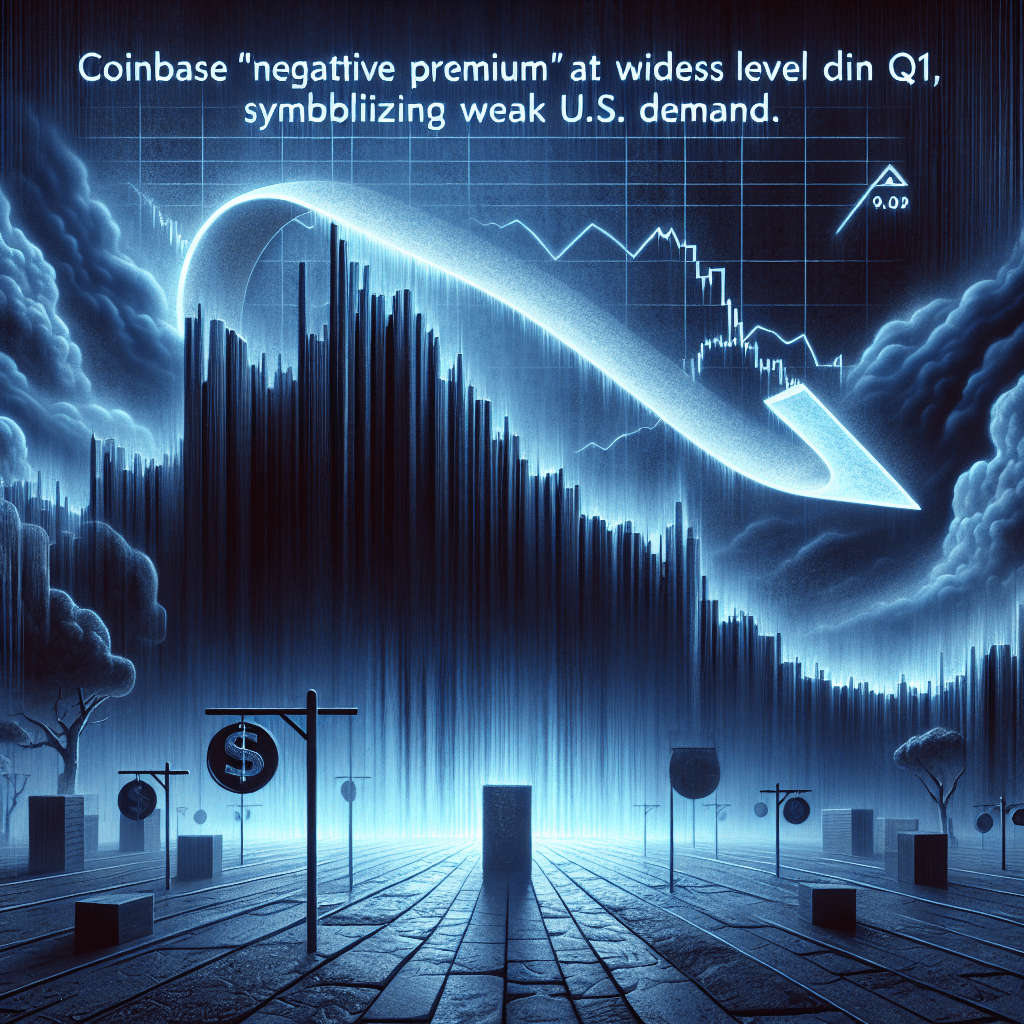 Coinbase 下降的溢价反映比特币市场波动中美国需求减弱