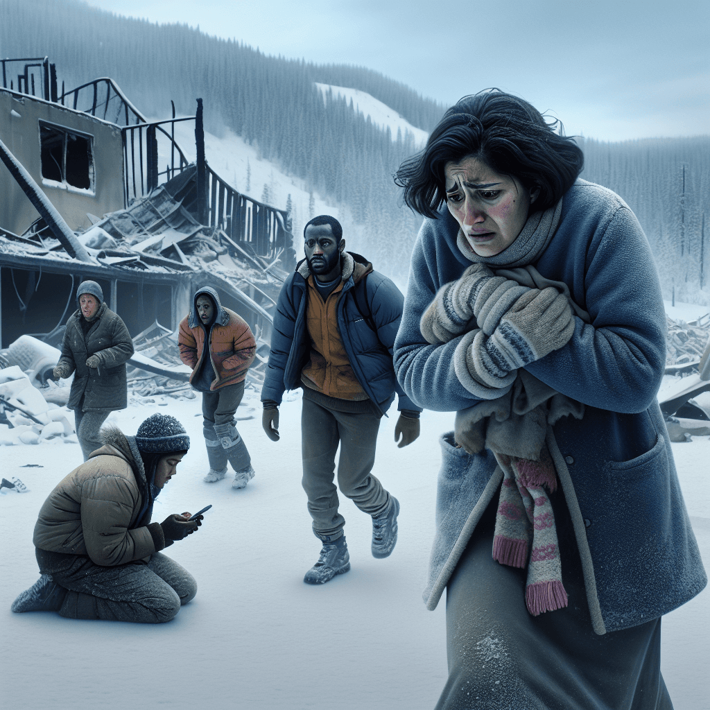 家属焦急等待失踪青少年在瑞士滑雪胜地火灾中的消息