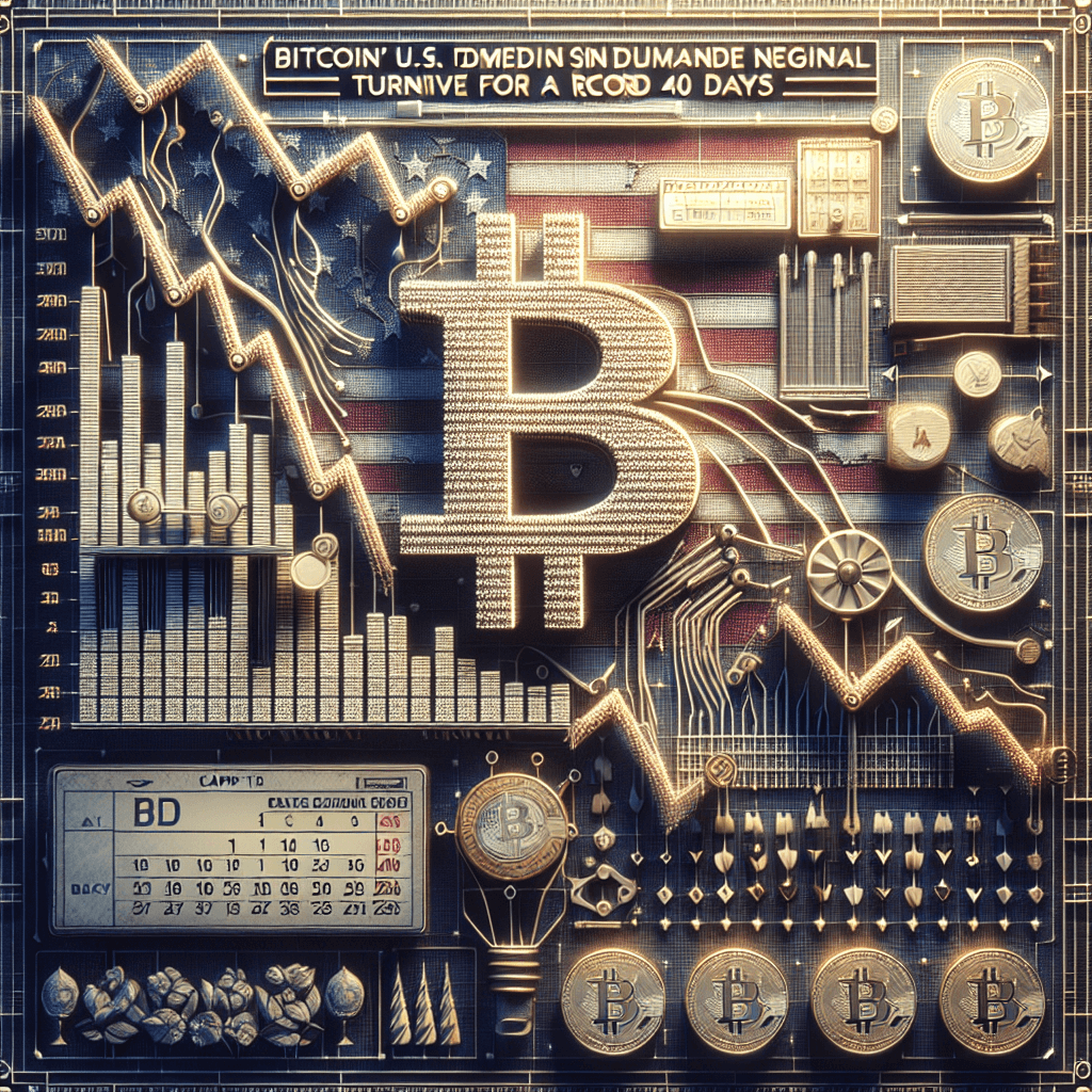 美国比特币需求创纪录下降：40天分析