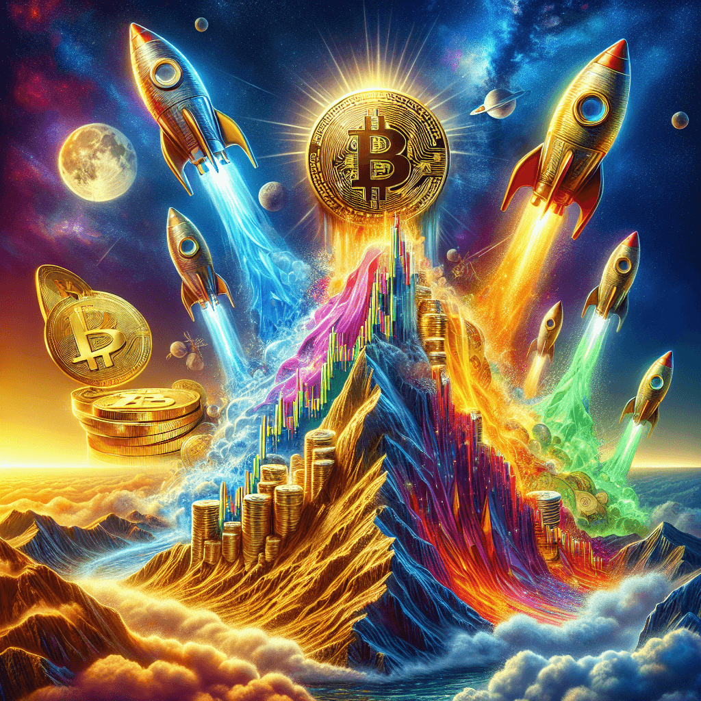 比特币短暂达到 $70,000，但山寨币以强劲的增长占据主导地位