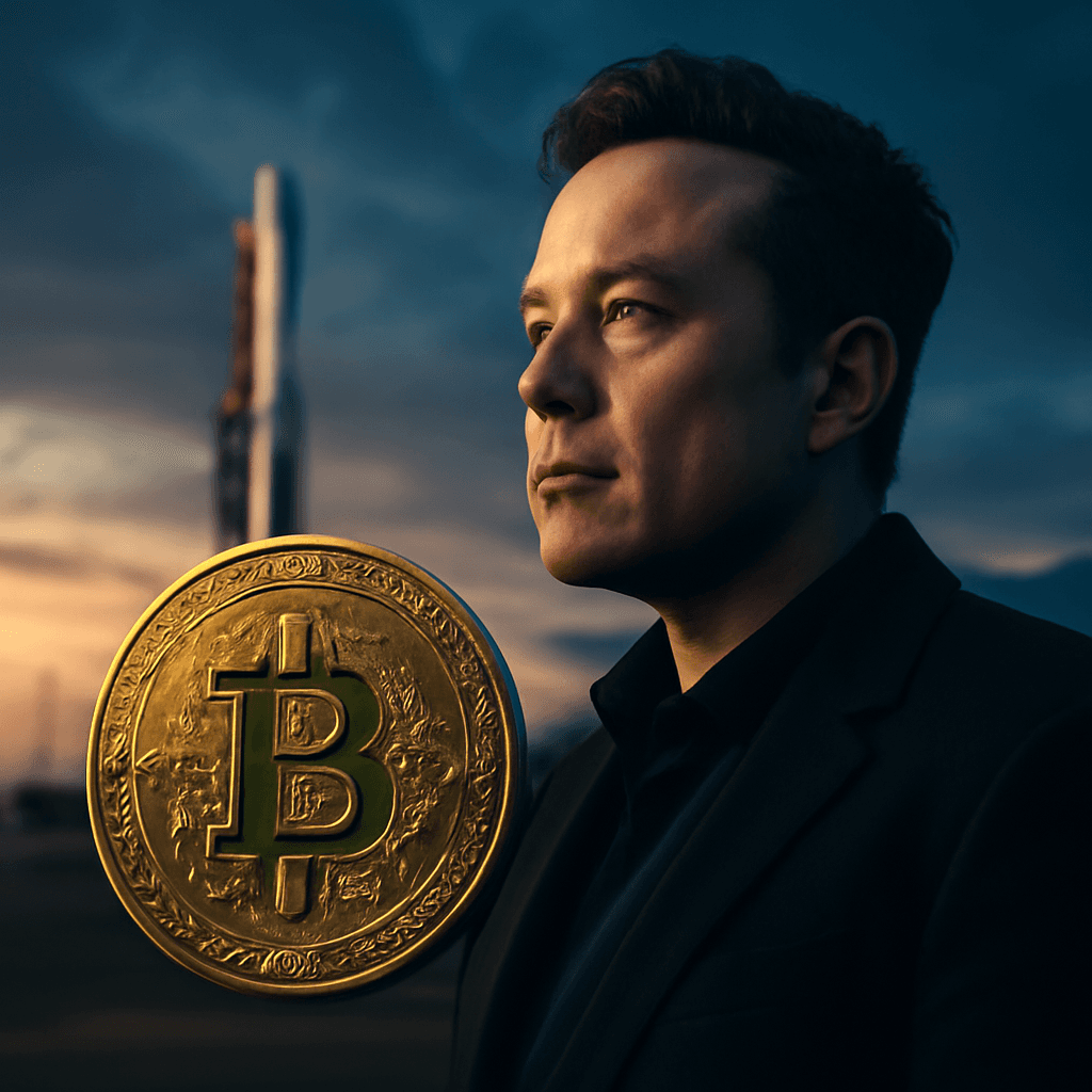 如果 SpaceX 与 Tesla 合并，Elon Musk 会控制多少比特币？