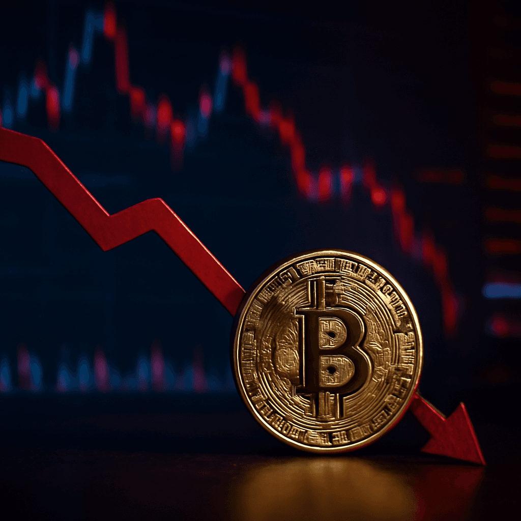 在 Strategy 出售比特币并且市场暂停后，比特币下跌接近 7 万美元