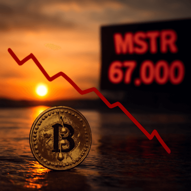 晨间一分钟：比特币跌破 67,000 美元，MicroStrategy 股价暴跌