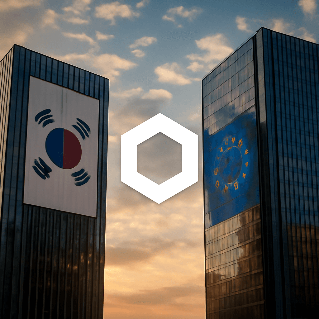 Chainlink 与 47 家欧洲及韩国银行合作，加速跨境稳定币结算