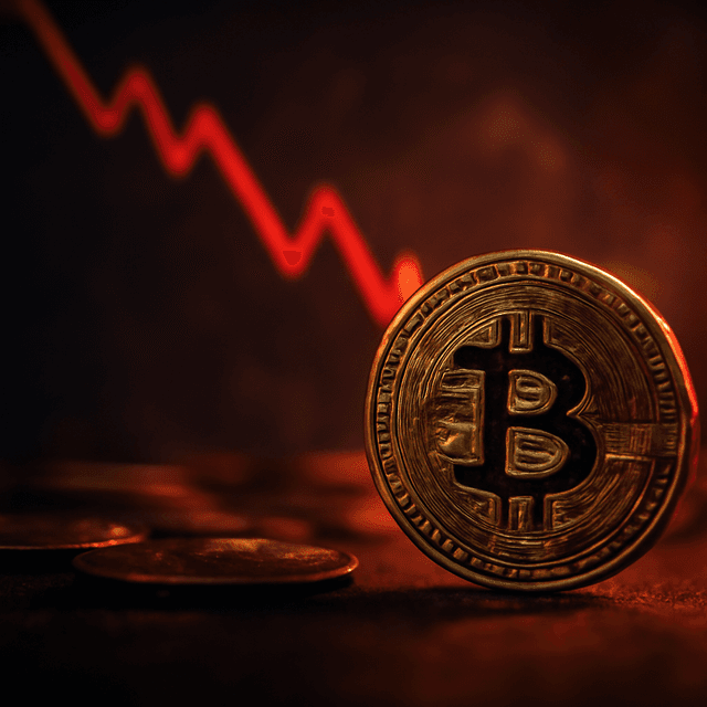 比特币在半导体抛售加剧与 ETF 资金流出下滑向 62,000 美元