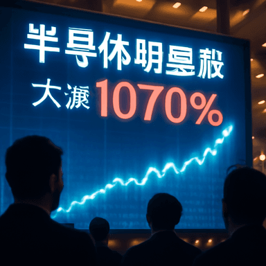 半导体明星股暴涨 1,070% — 一手可获约 ¥120,900