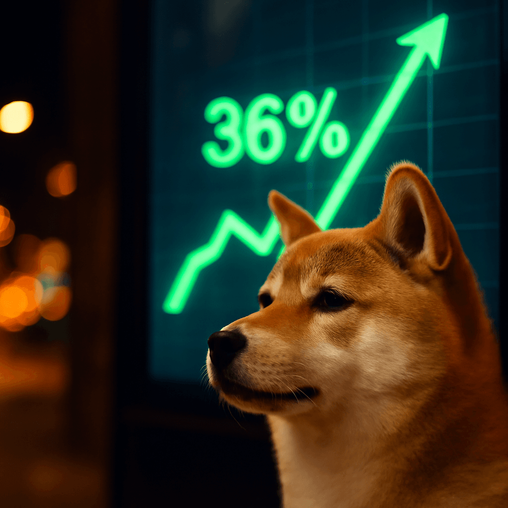 柴犬币因韩国买盘引发突然拉升飙涨36%