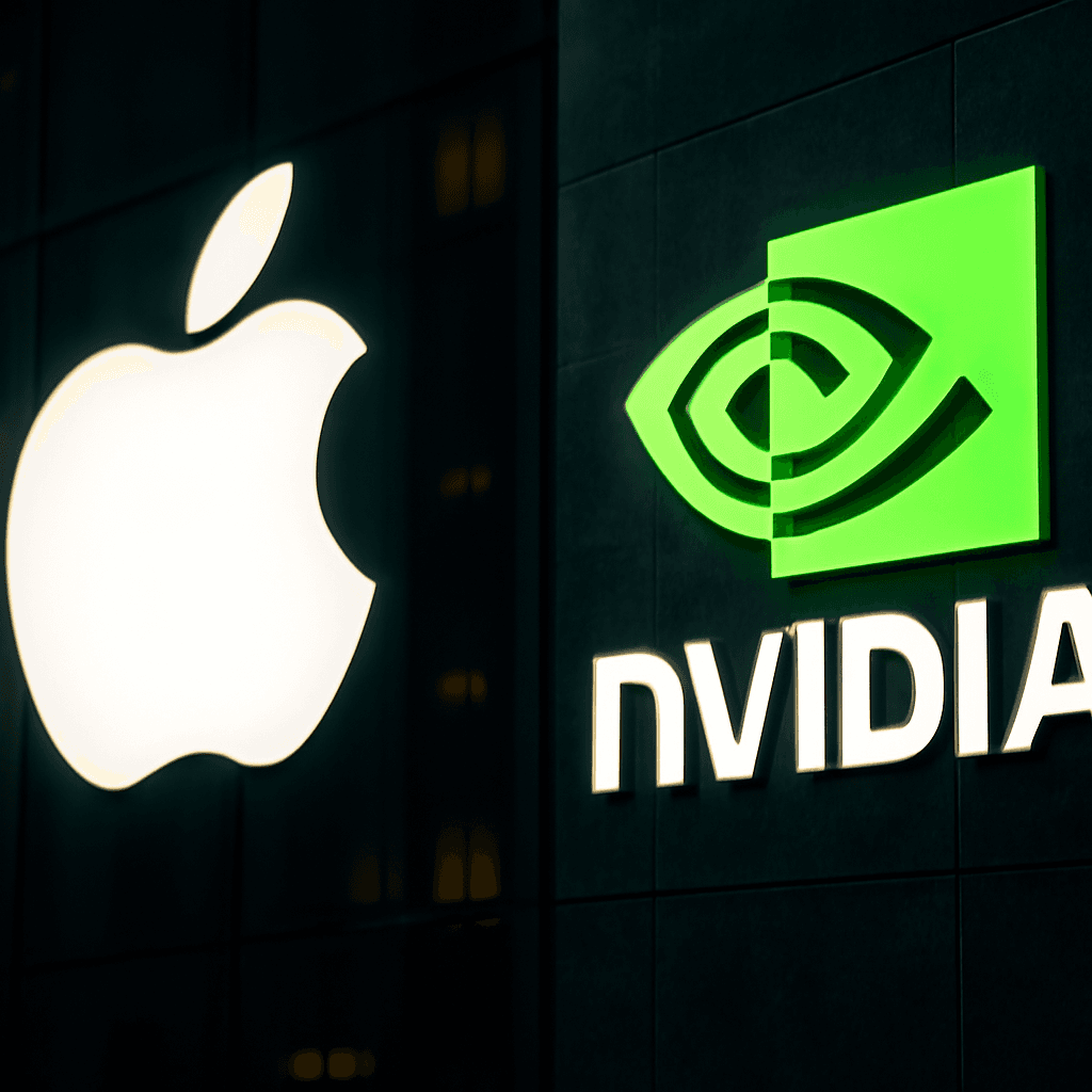 Apple 重新夺回对 Nvidia 的领先 — 谁会在七月底占据头把交椅？
