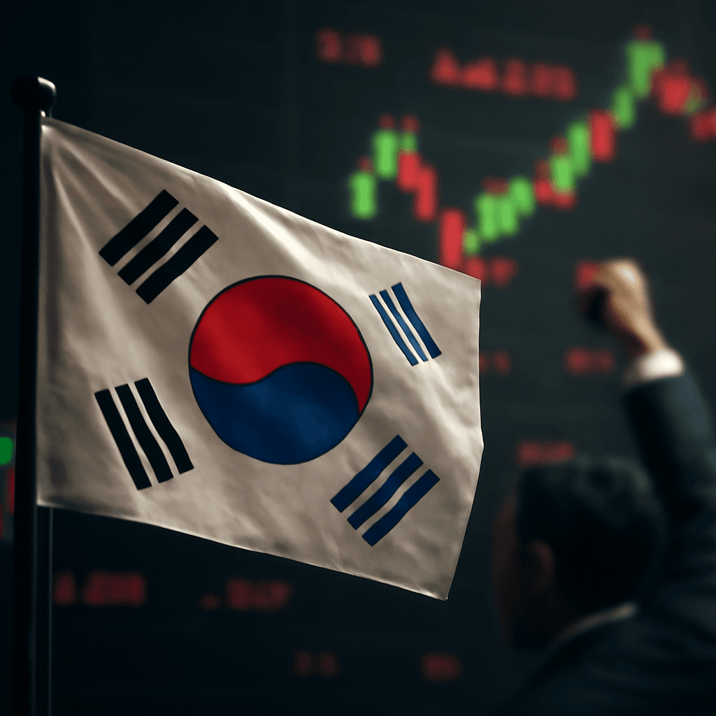 韩国股市在芯片驱动的大幅下跌后反弹