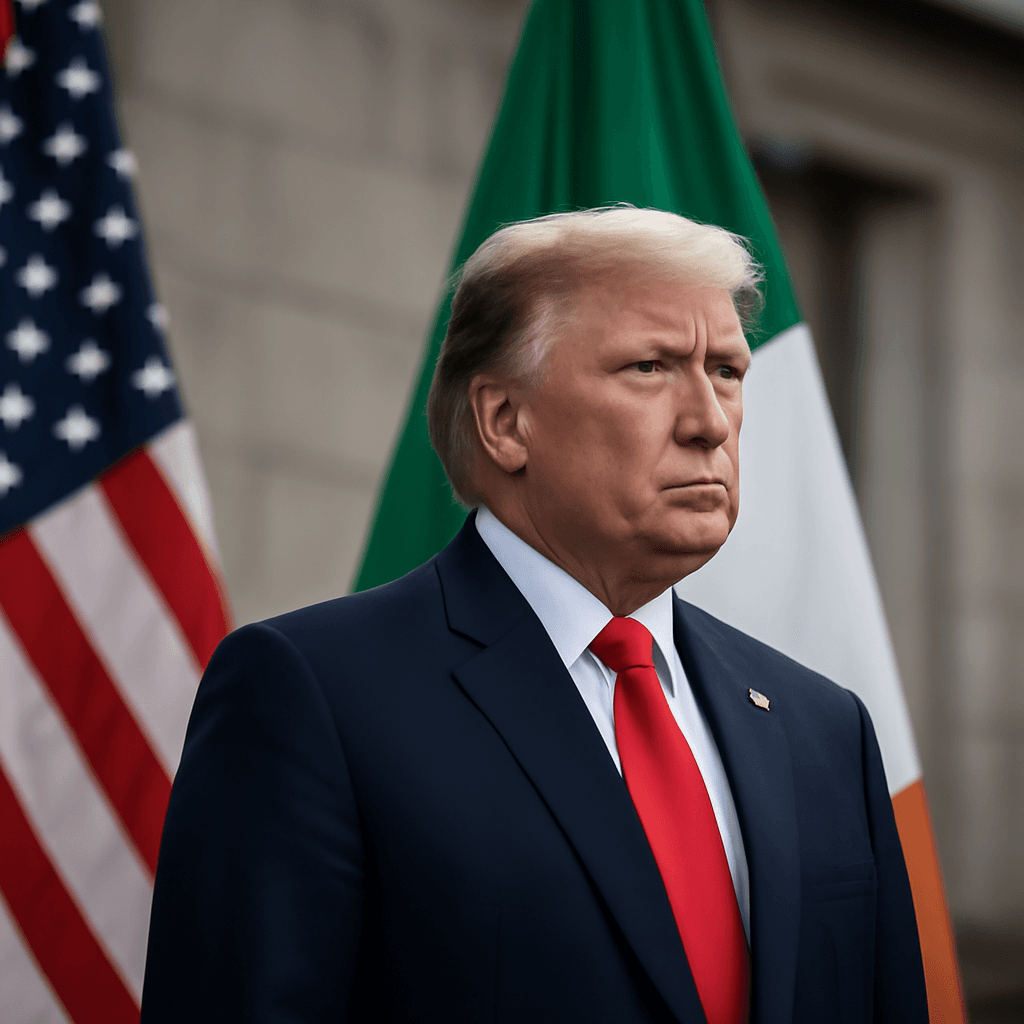 美国总统唐纳德·特朗普安排为期一个月的爱尔兰访问行程，包含杜恩贝格高尔夫活动