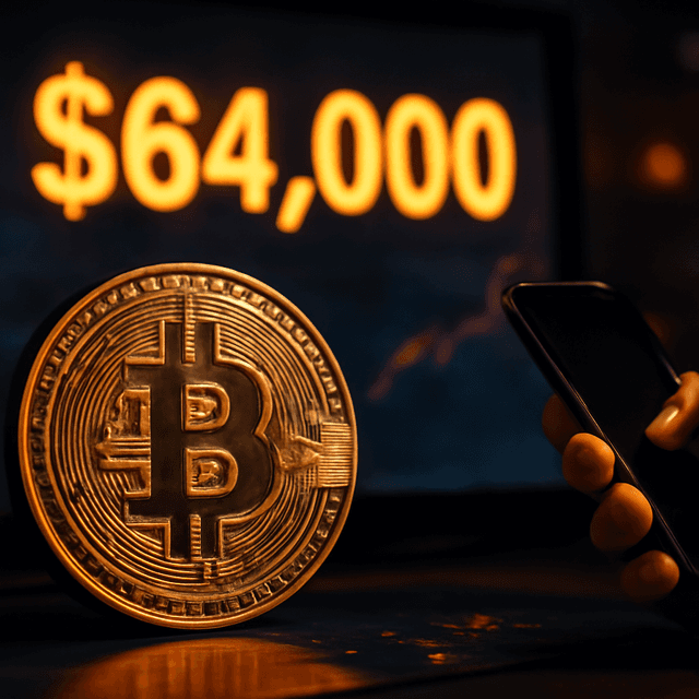 比特币上涨接近 64,000 美元，市场无视 Strategy 出售和 Coldcard 清扫
