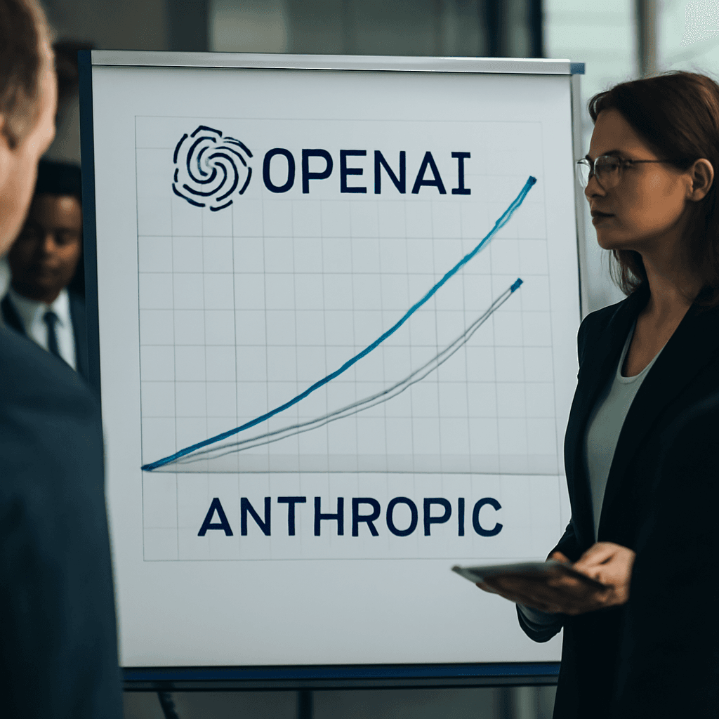 新数据显示 OpenAI 在商业用户中逐渐缩小与 Anthropic 的差距