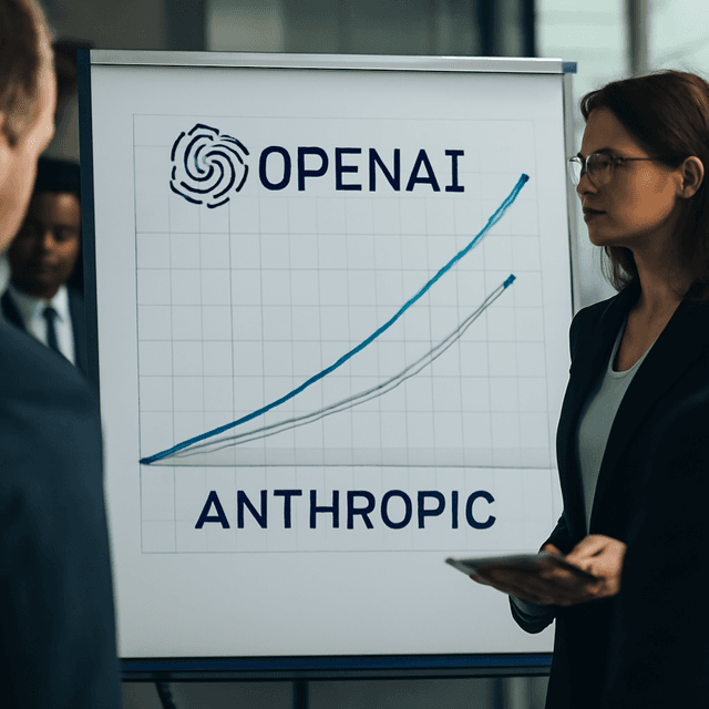 新数据显示 OpenAI 在商业用户中逐渐缩小与 Anthropic 的差距