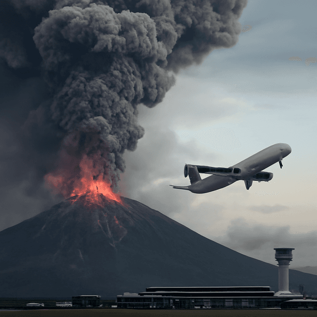 火山灰导致印度尼西亚主要机场停飞，数万名旅客滞留航线