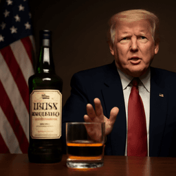 特朗普在结束为期两天的爱尔兰访问时宣布取消所有爱尔兰威士忌关税