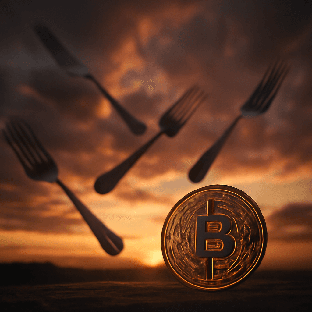 在 CME 期货公告与机构备案后，比特币回落而其分叉币飙升