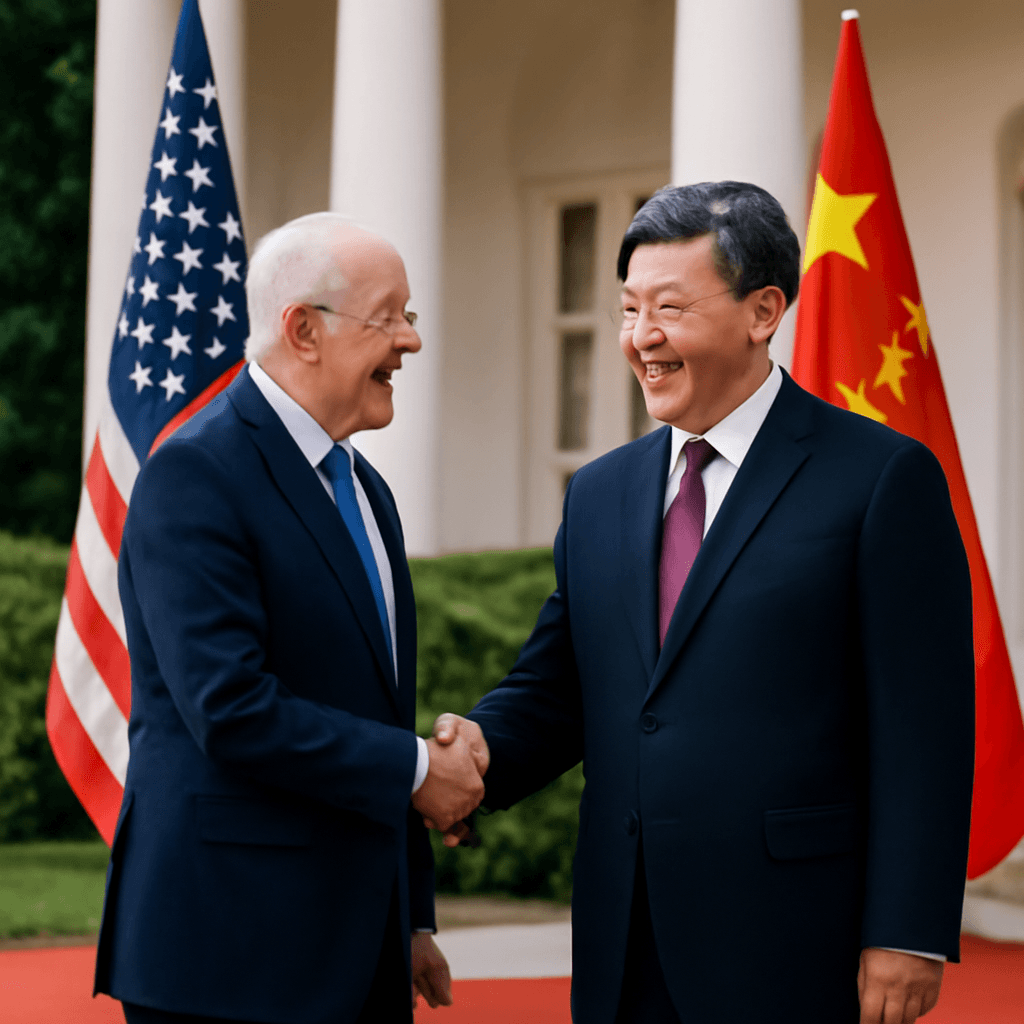 习近平开始国事访问时，美中贸易休战延长两个月，贝森特表示