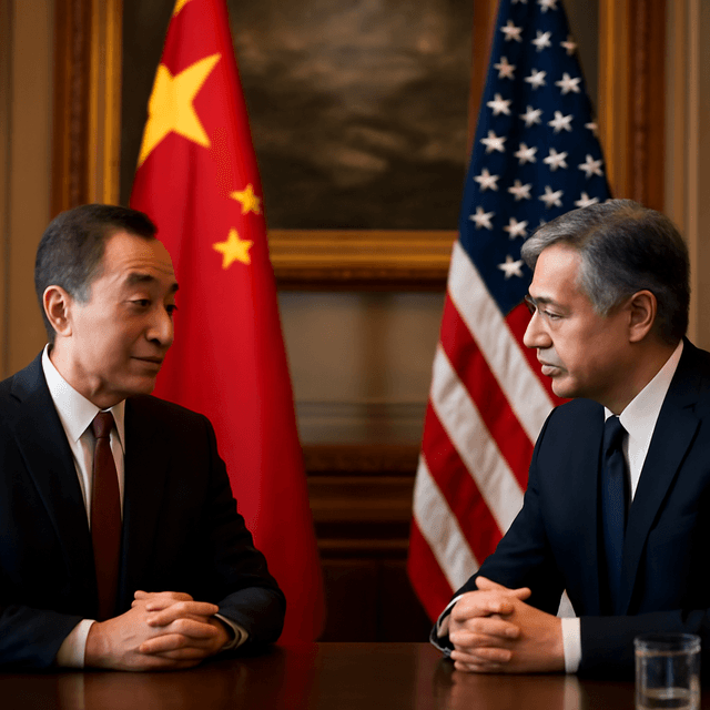 中国确认首次与美方就人工智能进行会谈，暗示可能延长贸易休战