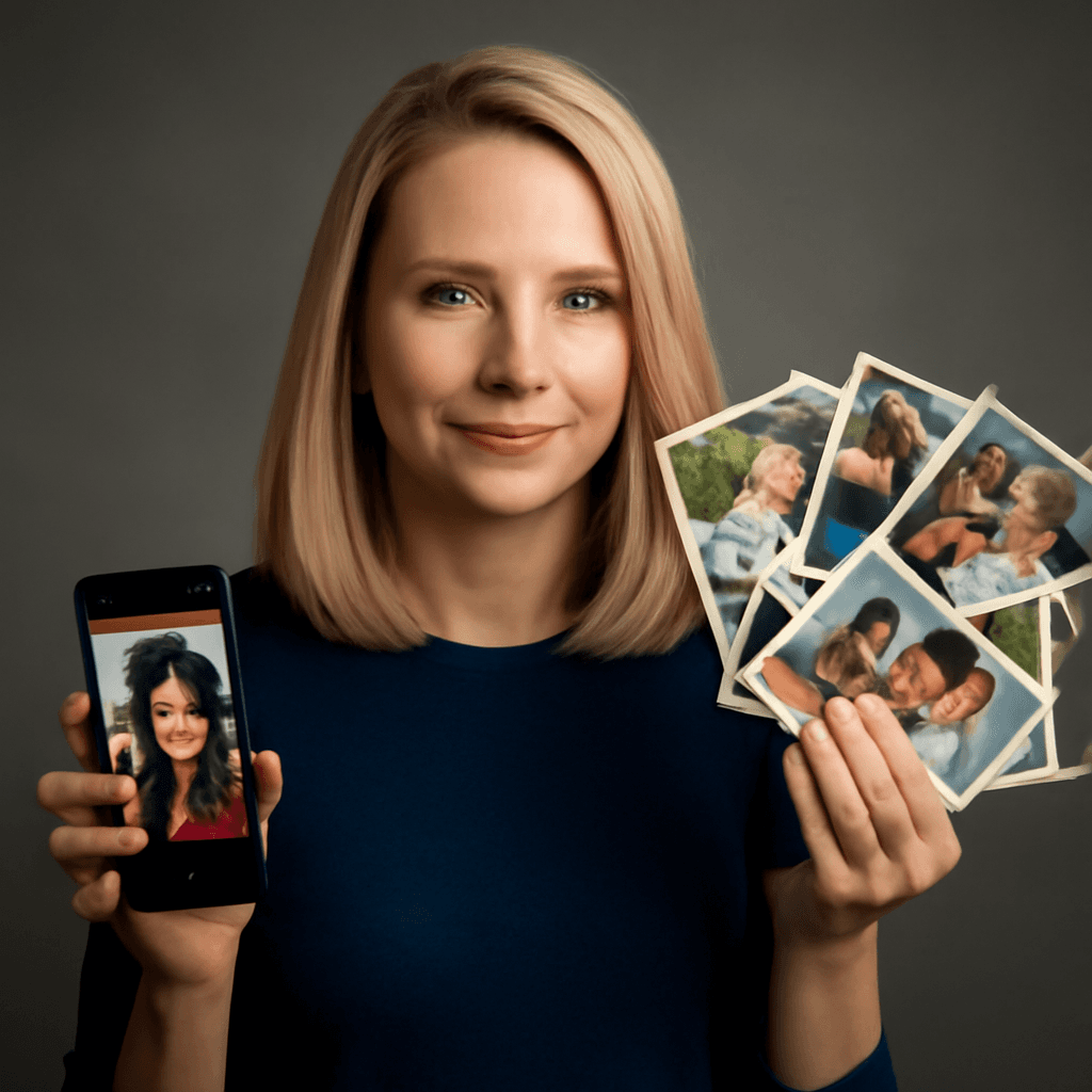 Marissa Mayer 的 Dazzle 使用您的相机胶卷构建个人 AI 画像