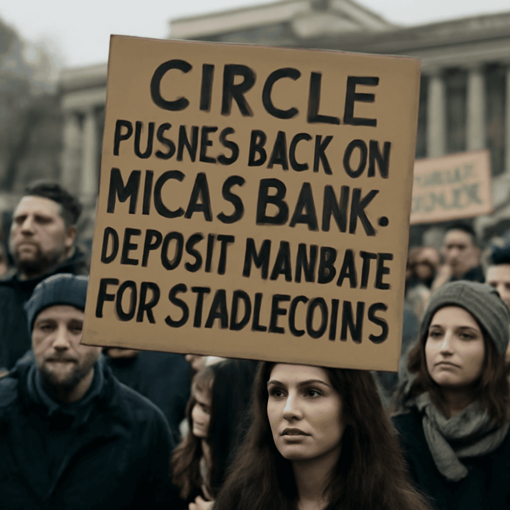 Circle 呼吁修订 MiCA，反对以银行存款作为稳定币准备金的强制要求