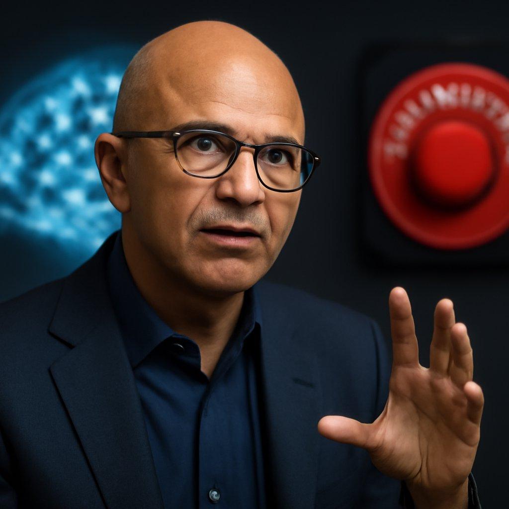 Satya Nadella 呼吁为 AI 系统设置紧急刹车