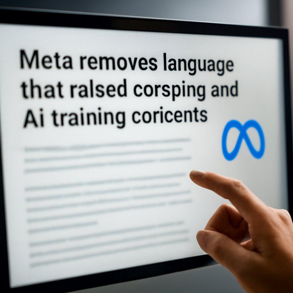 Meta 移除引发网站抓取与 AI 训练疑虑的商业条款