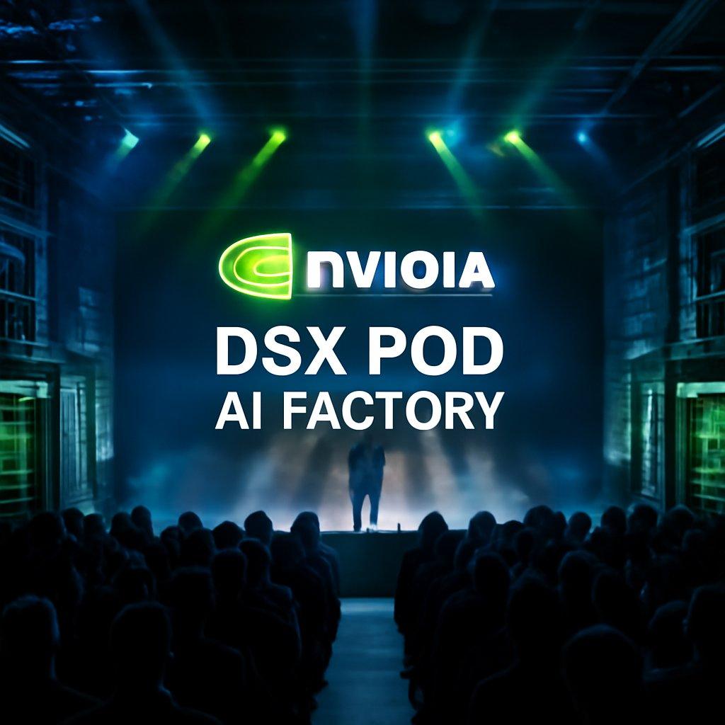 辉达推出 DSX POD AI 工厂设计，与 6 家台湾合作伙伴携手